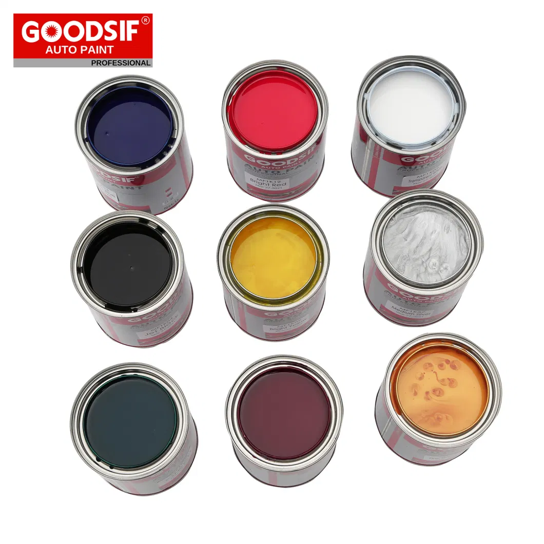 Automotive Refinish Car Paint Liquid Coating Acrylic Solvent Lacquer 2K Series Full Range Auto Paint for Buses Repair