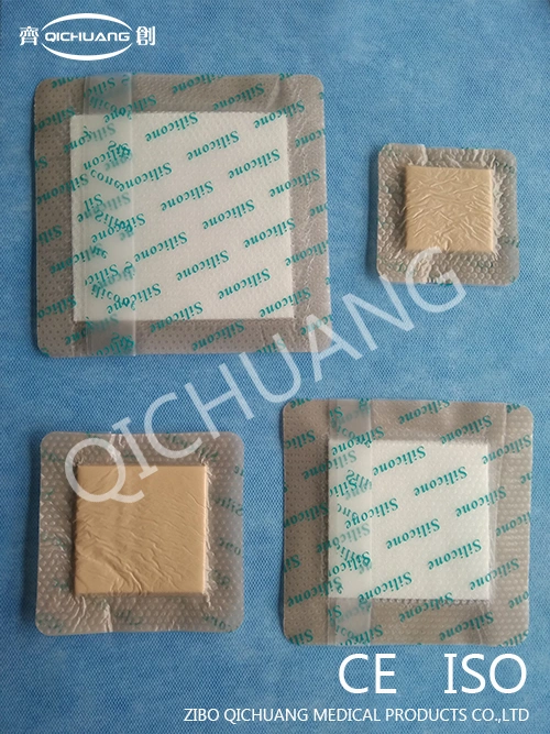 Silicone Gel Foam Dressings with Border High Absorbency